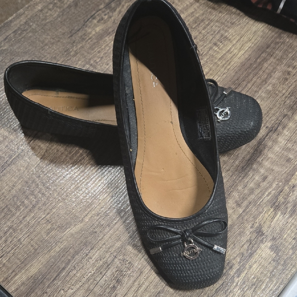 Nautica Black Women's Flats